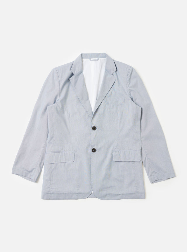 Navy Kennedy Stripe Boston Blazer