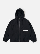 Navy Cotton Reycled Nylon Mix Daley Jacket