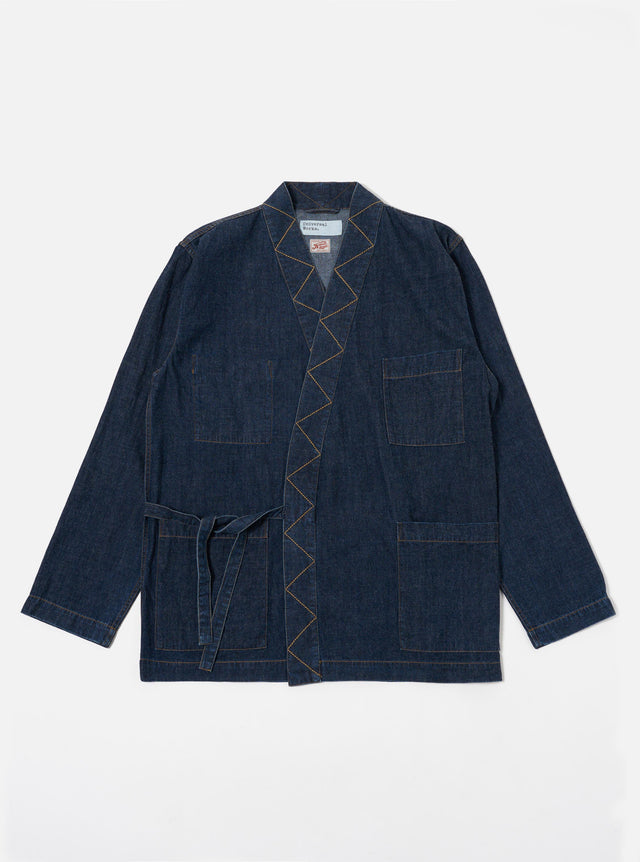 Indigo Kaihara LT WT Denim Kyoto Work Jacket