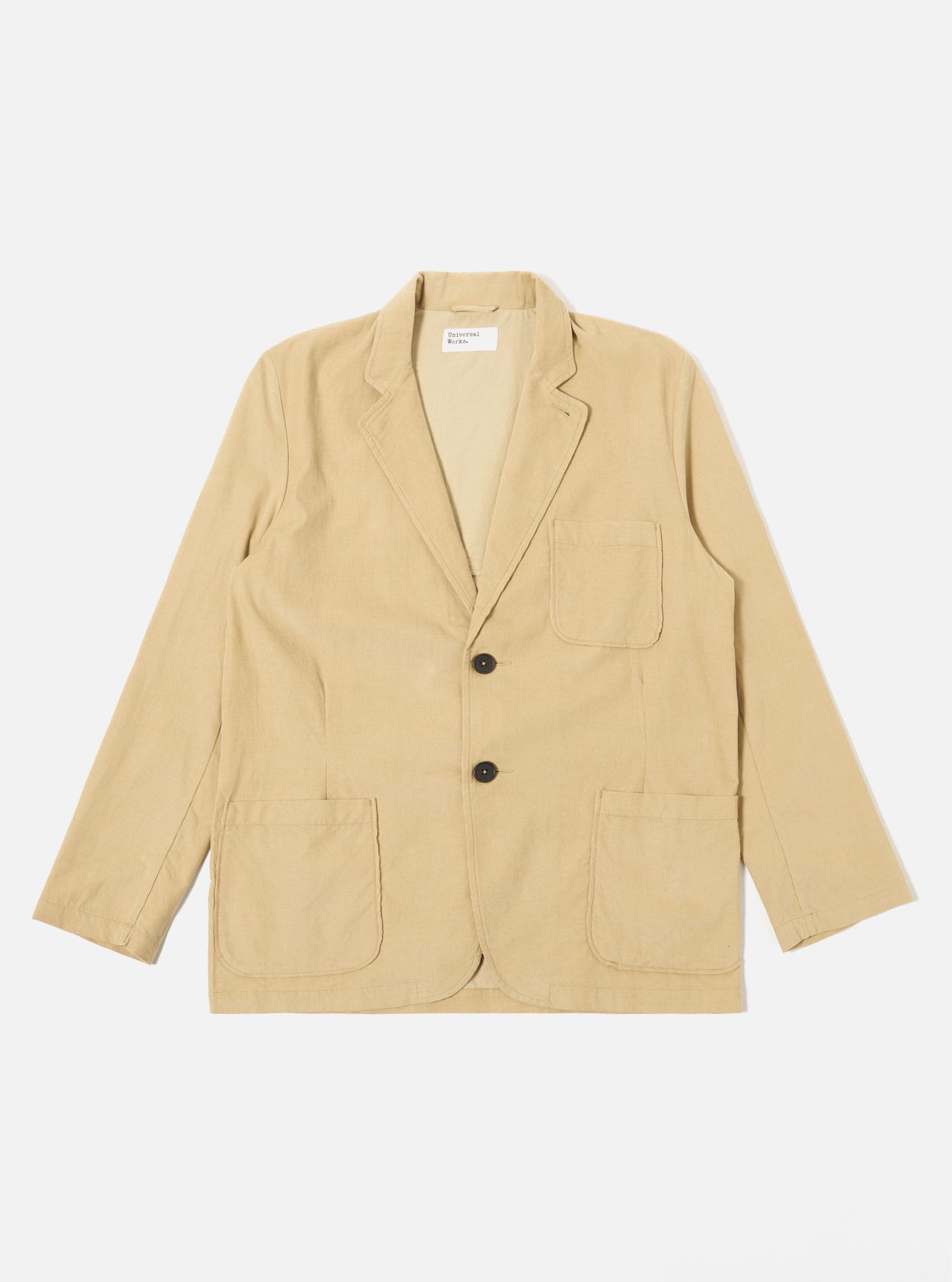Organic Fine Cord Two Button Jacket