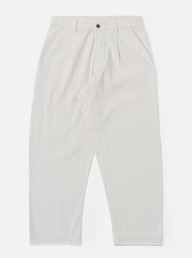 Ecru Slub Drill Duke Pant