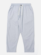 Navy Kennedy Stripe Hi Water Trouser