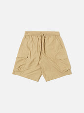Sand Recycled Polytech Parachute Short