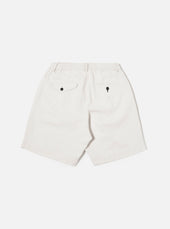 Slub Drill Pleated Track Short