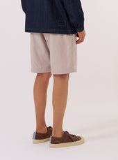 Kennedy Stripe Pleated Track Short