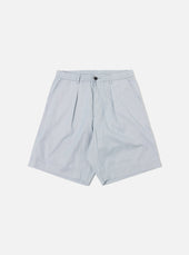 Navy Kennedy Stripe Pleated Track Short