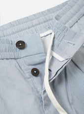 Kennedy Stripe Pleated Track Short