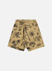 Jungle Toile Twill Pleated Track Short