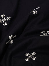 Embroidered Diamond Camp Shirt