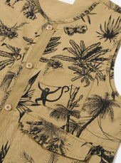 Jungle Toile Twill 4 Pocket Gilet