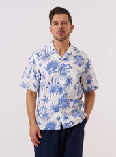 Jungle Toile Poplin Camp Shirt
