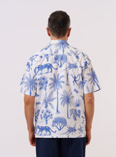 Jungle Toile Poplin Camp Shirt