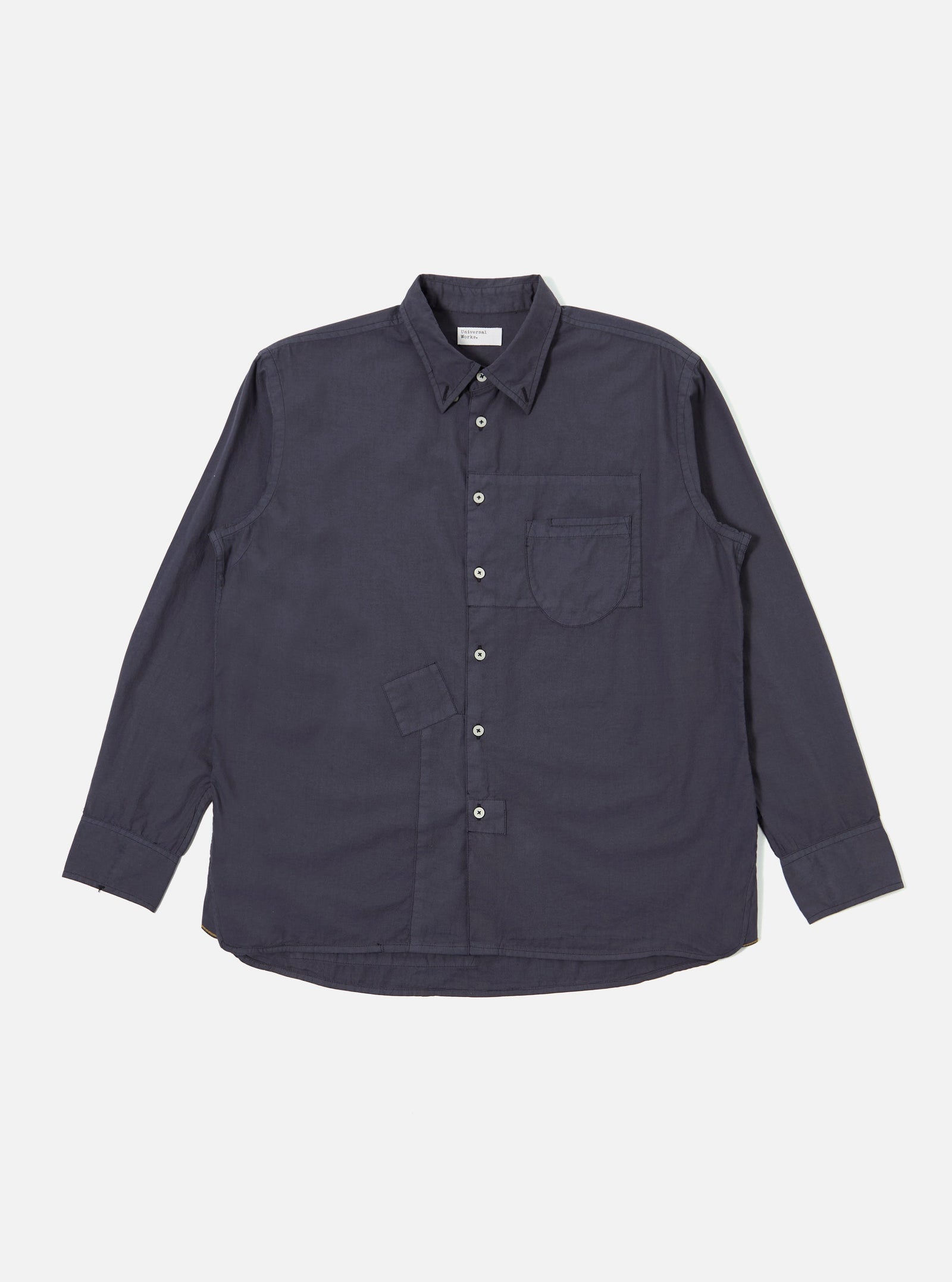 Poplin Patched Lazy Day Shirt