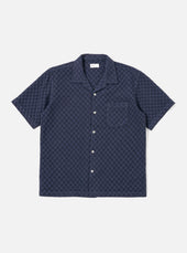 Navy Dot Waffle Road Shirt