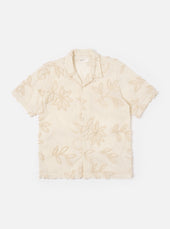 Ecru 3D Flower Road Shirt