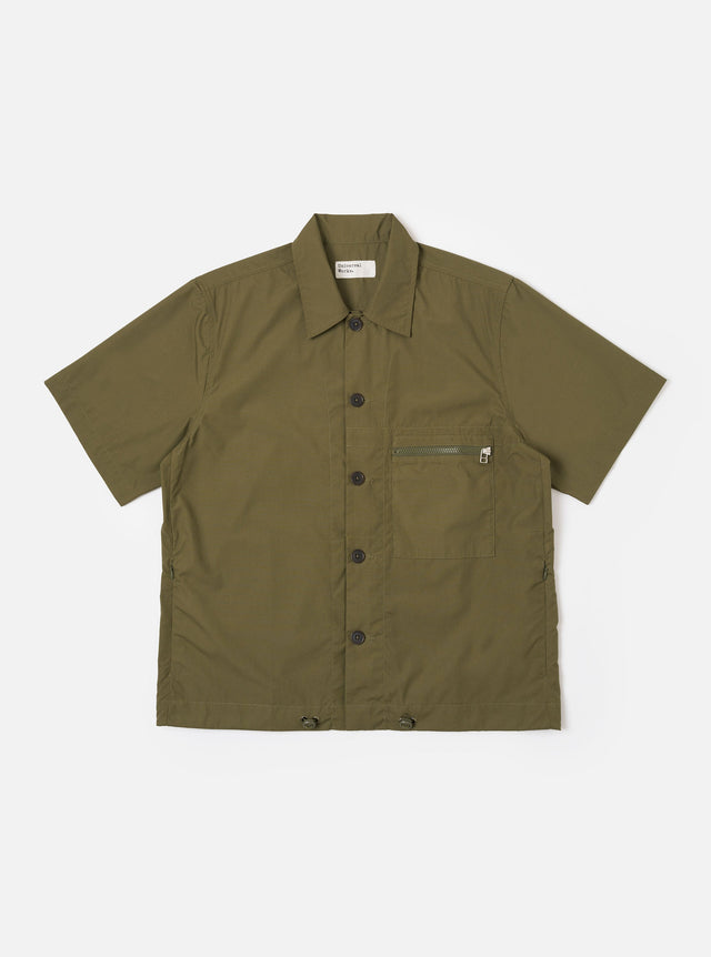 Olive Recycled Polytech Z Tech Overshirt
