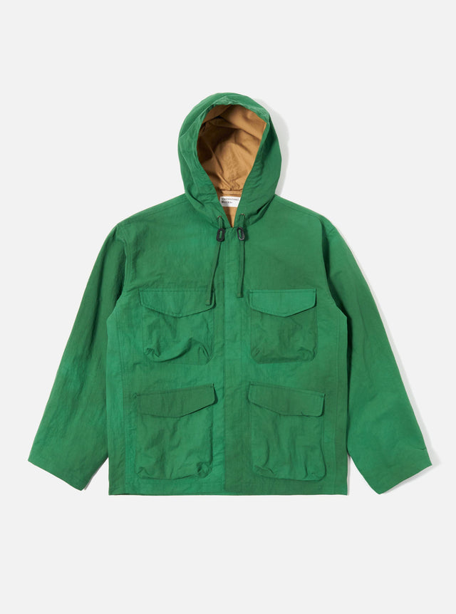 Green Recycled Splash Nylon Longsands Jacket