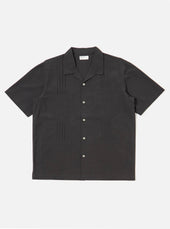 Black Tech Cotton S/S Dwight Overshirt