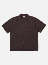 Brown Diamond Dobby Deck Shirt
