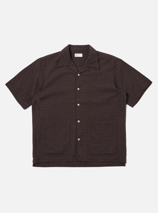 Brown Diamond Dobby Deck Shirt