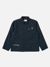 A. SOCIETY x Universal Works Navy Broadcloth Starline Jacket