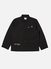A. SOCIETY x Universal Works Black Twill Starline Jacket