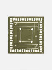 A. SOCIETY x Universal Works Olive Cambric Neckerchief