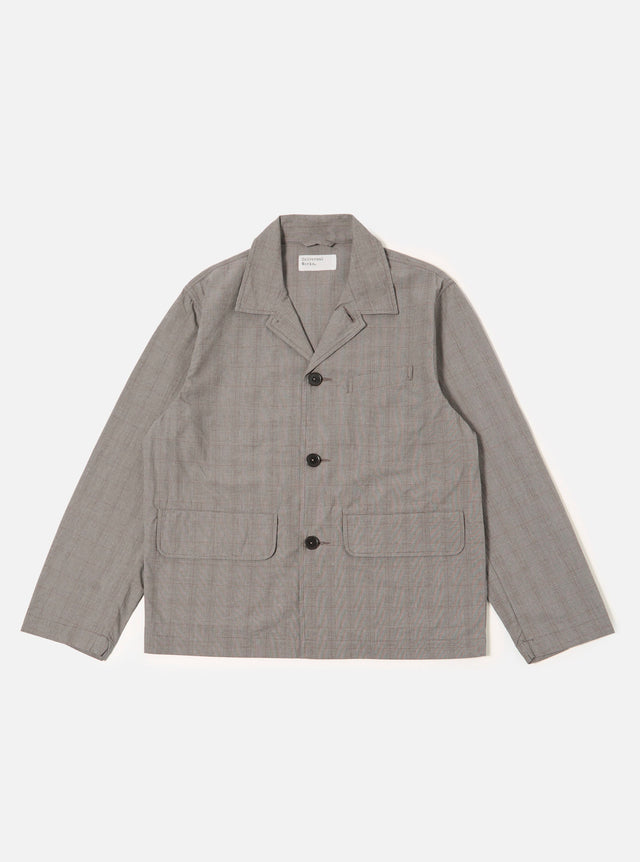 Grey Brown Wales Glen Check Franck Jacket