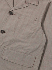 Grey Brown Wales Glen Check Franck Jacket