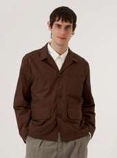 Peached Poplin Franck Jacket