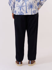 Ospina Cotton Pleated Track Pant