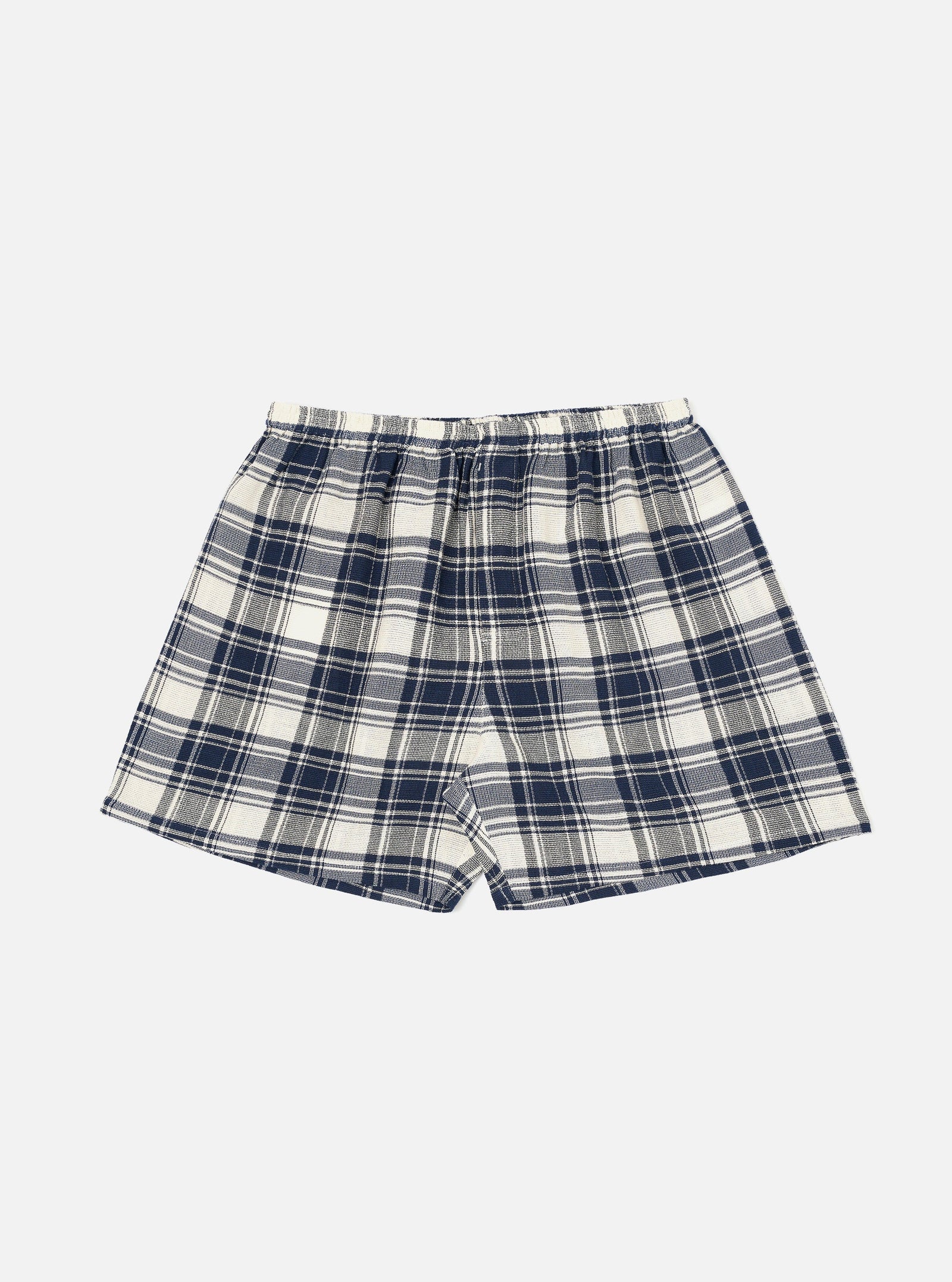 Textured Plaid Boxer Short