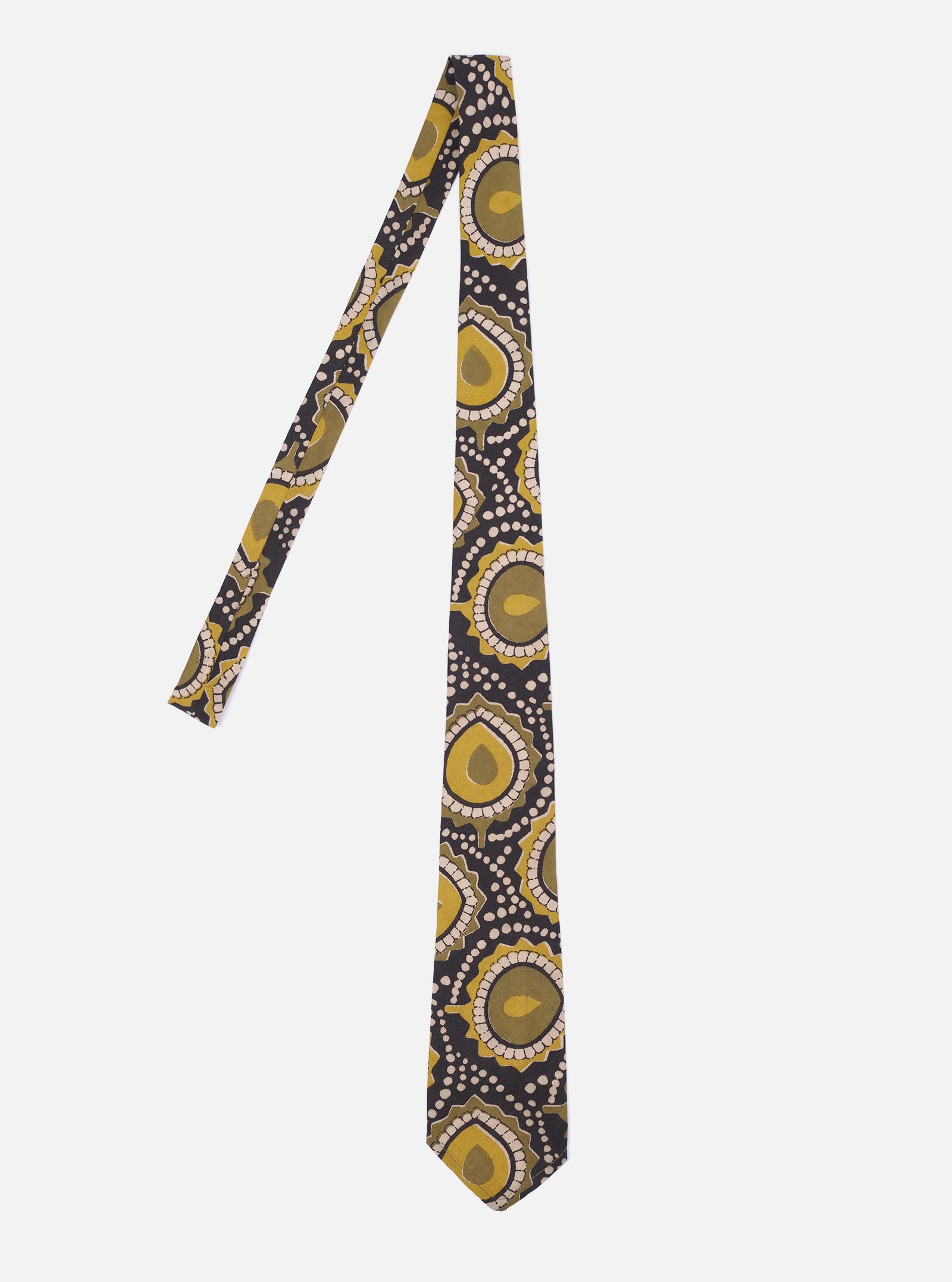 Cape Block Print Tie
