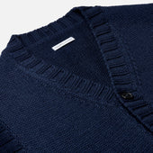 Merino V Neck Sleeveless Cardigan