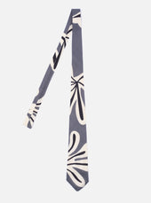 Grey Baja Print Tie