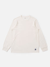 Antique White Recycled/Bio Jersey Henry L/S Tee
