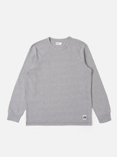 Grey Marl Recycled/Bio Jersey Henry L/S Tee