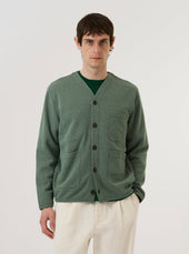 Green Argyll Jersey Cardigan