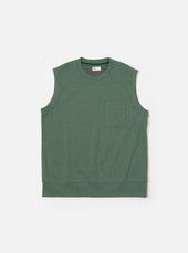 Green Argyll Jersey Sleeveless Crew