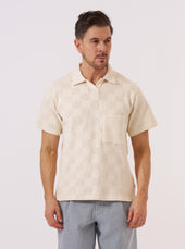 Fantasy Checkerboard Vacation Polo