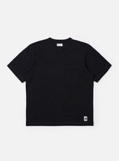 Black Recycled/Bio Jersey Core Pocket Tee