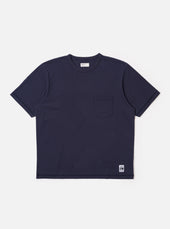 Navy Recycled/Bio Jersey Core Pocket Tee