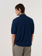 Cotton Lace Knit Jonny Knit Shirt
