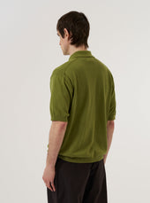 Cotton Lace Knit Jonny Knit Shirt