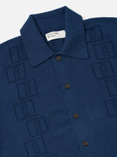 Cotton Lace Knit Jonny Knit Shirt