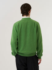 Green Eco Cotton Knit Pocket David Cardigan