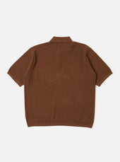 Fine Texture Tricot S S Knit Polo