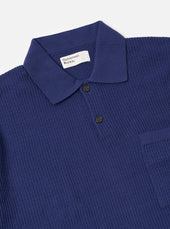 Fine Texture Tricot S S Knit Polo