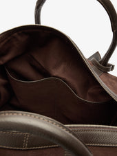 Suede Weekend Bag
