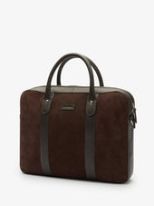 Suede Laptop Bag